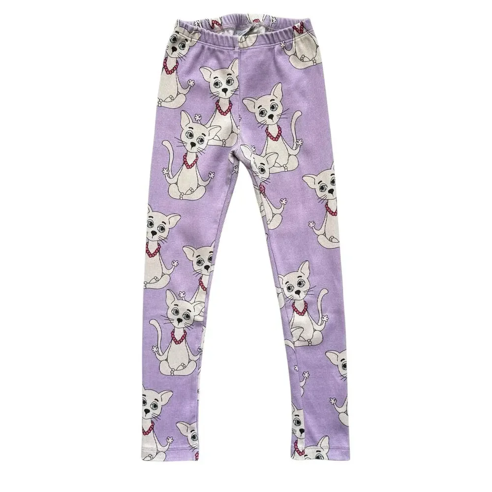 Dear Sophie Yogicat Tee + Leggings Outfit Size 6-8y